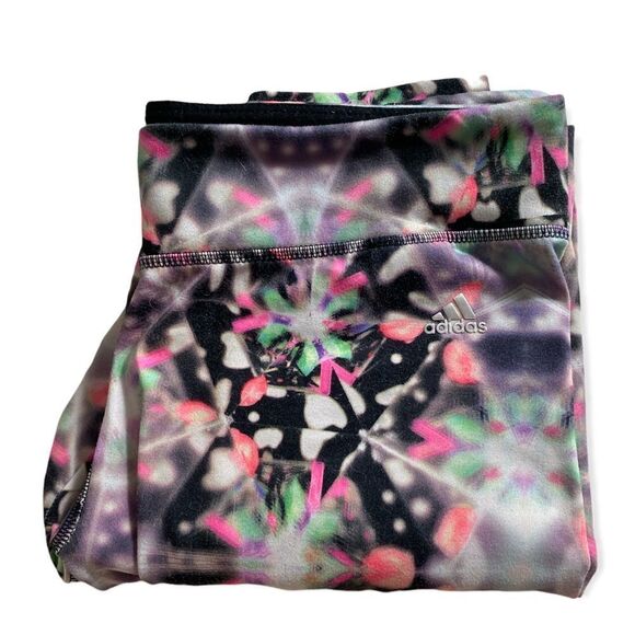 Adidas SZ M climalite abstract active leggings - Picture 2 of 3